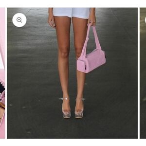 Suade "CRYBABY" Logo On Front Of Bag.